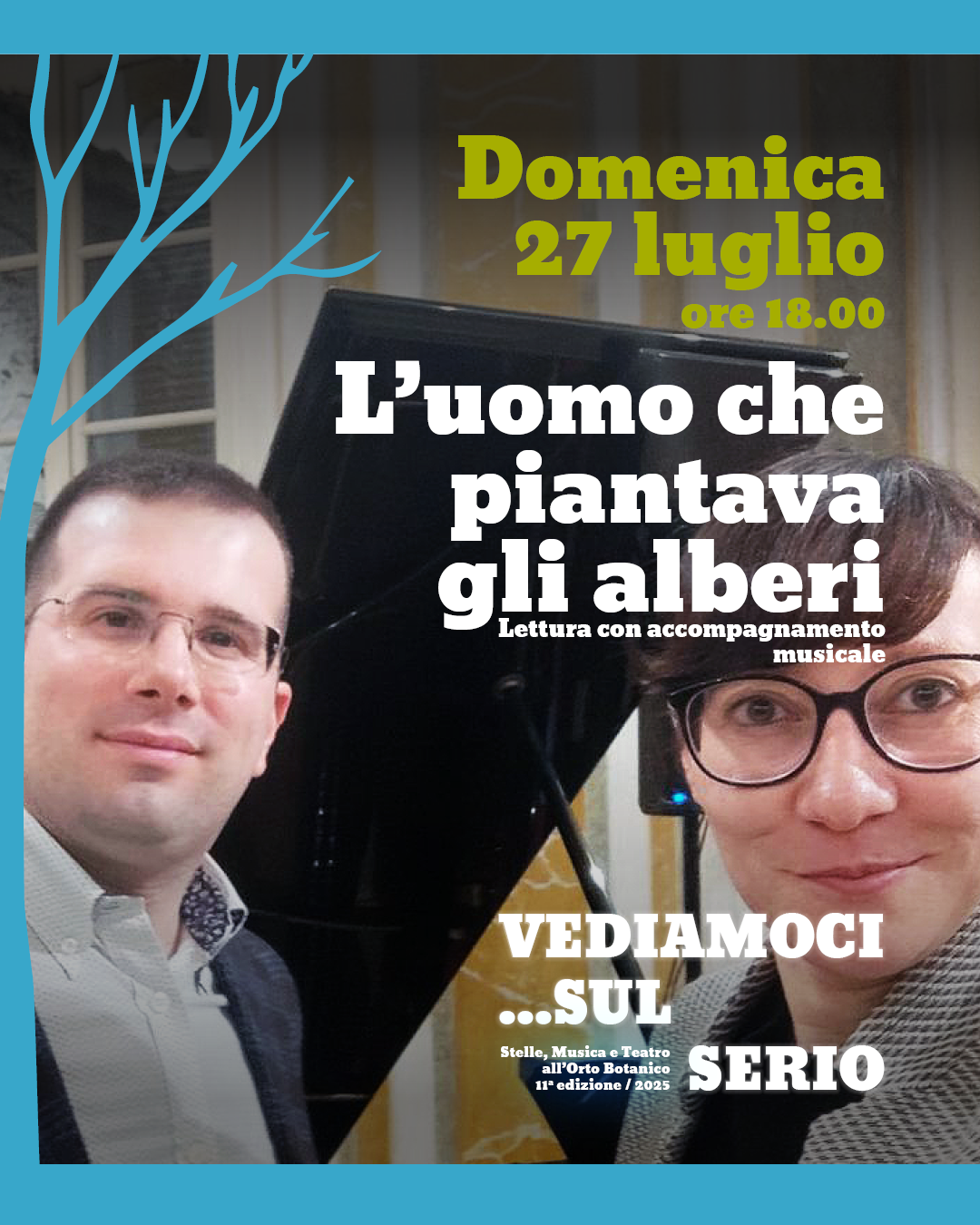 Domenica 27 luglio alle ore 18.00 appuntamento all'Orto Botanico 