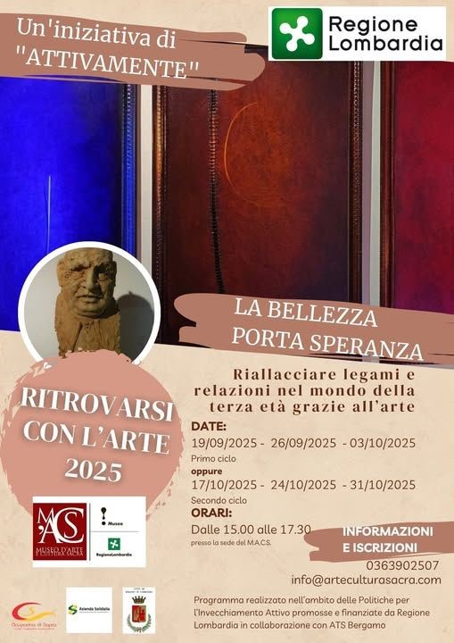 Immagine che raffigura Incontri per la terza età.  Primo ciclo:19 e 26 settembre e 3 ottobre. Secondo ciclo: 17, 24 e 31 ottobre 2025