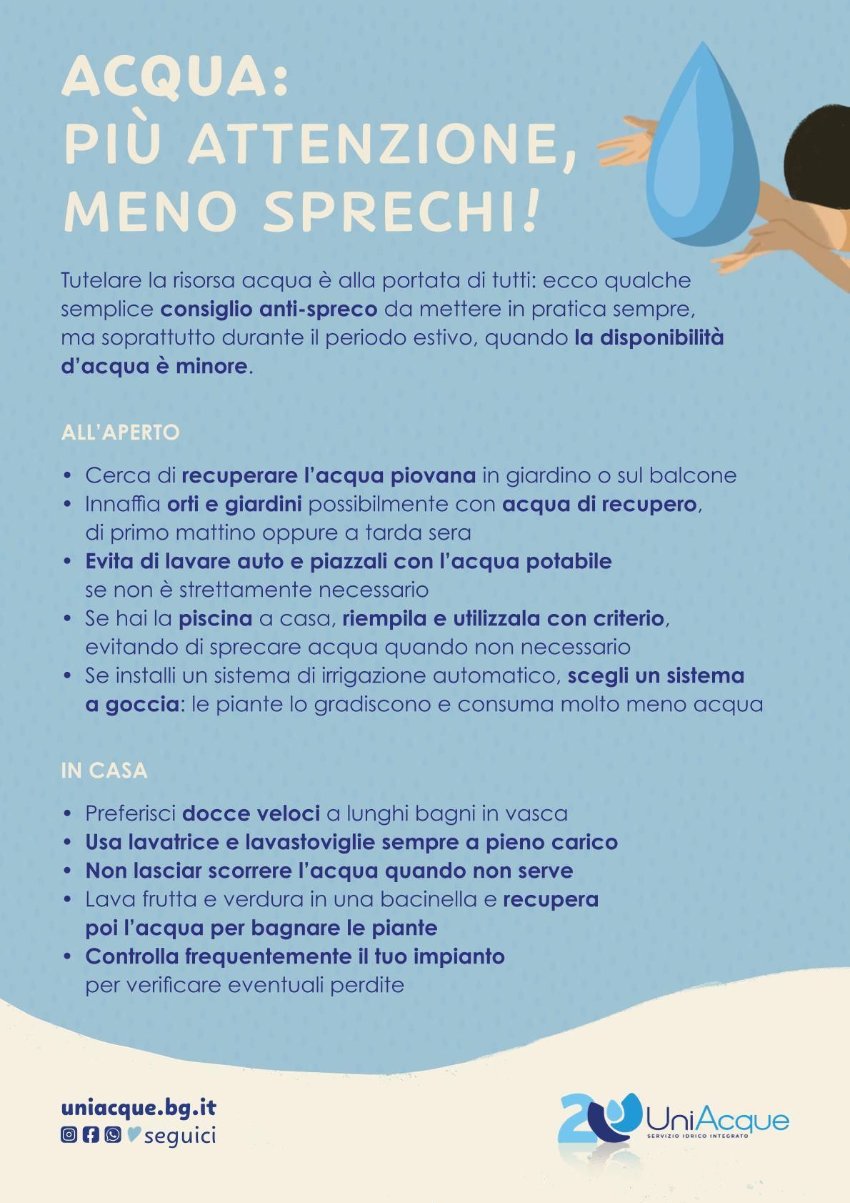 Vademecum - Più acqua meno sprechi